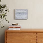 "Coastal Cream I" - Art Print in Coastal Whites by Charlotte Mello Stevenson - In a Room