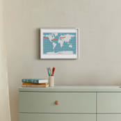 "You are Here" - Personalized Art Print in Ocean by Michelle Roman - In a Room