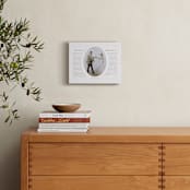"Our Vows: Framed Photo" - Framed Photo in White by Sarah Curry - In a Room