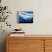 "northern lights!" - Art Print in Teal blue by Teodora Guererra - In a Room