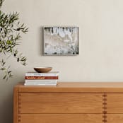 "Textured Birch" - Art Print in Putty by Melanie Severin - In a Room