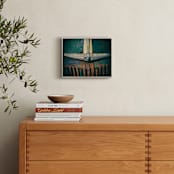"Ford Grill" - Art Print in dark teal by Alexis Arnold - In a Room