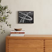 "Which Way Did They Go?" - Art Print in Pavement by Charlotte Mello Stevenson - In a Room