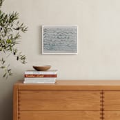 "waves" - Art Print in pool blue by Kelly Witmer - In a Room