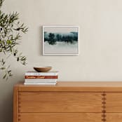 "Night Falling" - Art Print in Lagoon by Lindsay Megahed - In a Room