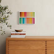"Melting Popscicles (horizontal)" - Art Print in raspberry by Helen Makadia - In a Room