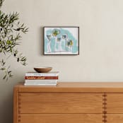"Hymnody" - Art Print in Turquoise by Misty Hughes - In a Room