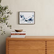 "Dusty Sky" - Art Print in Light Blue by Katie Craig - In a Room