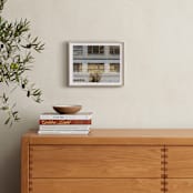 "Uptown" - Art Print in golden brown by Sea and Sky - In a Room