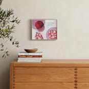 "Pomegranates " - Art Print in Deep Red by Kinga Subject - In a Room