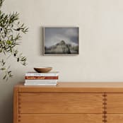 "Iceland III" - Art Print in Cloud Blue by Taryn Schumacher - In a Room