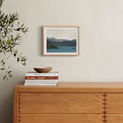 "Landscape 1" - Art Print in Ocean Blue by lulu and isabelle - In a Room