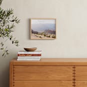 "Canyon Afternoon Light" - Art Print in Mist Blue by Anna Western - In a Room