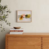 "Jubilation Echo" - Art Print in brown by Shina Choi - In a Room