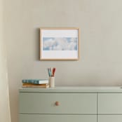 "Cumulus" - Art Print in White by Lynne Millar - In a Room