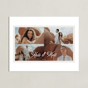"Scripted Four Photo: Framed Photo" - Framed Photo in Marshmallow by Pati Cascino - Unframed