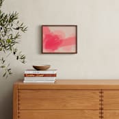 "Reminder" - Art Print in Pink Velvet by Ashley Ottinger - In a Room