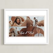 "Scripted Four Photo: Framed Photo" - Framed Photo in Marshmallow by Pati Cascino - Framed