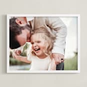 "The Big Picture: Father's Day Framed Photo" - Framed Photo in White by Minted - Framed