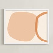 "Organics_9_2_A" - Art Print in Earthy Colors by Alain Castoriano - Framed