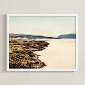"Wandering" - Art Print in Be Brave Beige by Stacy Kron - Framed
