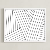 "Tension (Landscape)" - Art Print in Black and White by Jaime Derringer - Framed