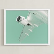 "Overhead X, 2018" - Art Print in Overhead X, 2018 by Tal Paz-Fridman - Framed