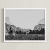 "Impressions - Yosemite III" - Art Print in LIMESTONE by Lindsay Ferraris Photography - Framed