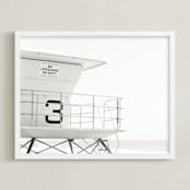 "Tower 3" - Art Print in Black and White by Shawna Urban - Framed