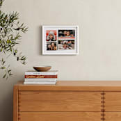 "4 Photo Collage" - Foil Framed Photo in Gold by Hooray Creative - In a Room