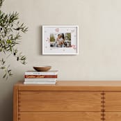 "Wings and Things: Landscape Framed Photo" - Framed Photo in Cherry by Cass Loh - In a Room