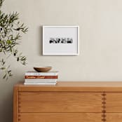 "Photo Strip: Landscape Framed Photo" - Framed Photo in White by Minted - In a Room