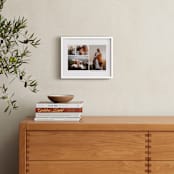 "Four Photo: Landscape Framed Photo" - Framed Photo in Sugar by Angela Garrick - In a Room