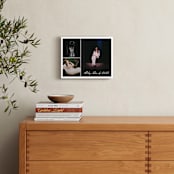 "Greetings Three Photo: Framed Photo" - Framed Photo in Cloud by Ashley Iwafuchi - In a Room