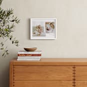 "Torn Two Photo: Landscape Framed Photo " - Framed Photo in White by Brianne Larsen - In a Room
