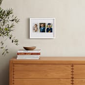 "Three Photo: Landscape Framed Photo" - Framed Photo in Brass by Lucrecia Caporale - In a Room