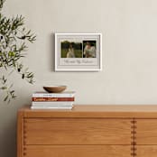 "Timeless Border: Landscape Framed Photo" - Framed Photo in Almond by Brianne Larsen - In a Room