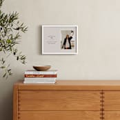 "Official Party: Landscape Framed Photo" - Framed Photo in Ecru by Hooray Creative - In a Room