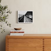 "DC subway fast track" - Art Print in rustic black by Van Tsao - In a Room