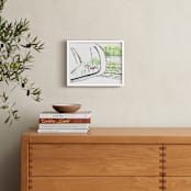 "Reflections In The Rain" - Art Print in Rainy Day Light by Michelle Waldie - In a Room