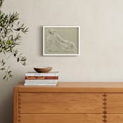 "Sketch 037" - Art Print in Beige by Cecilia La Mela - In a Room