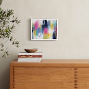 "If Only For The Night " - Art Print in Soft Pink by Julie Hawkins - In a Room