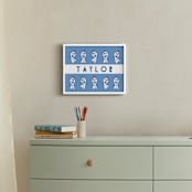 "Disney's Olaf Song" - Personalized Art Print in Frost by Vivian Yiwing - In a Room