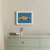 "New York" - Art Print in Taxi by Jenna Holcomb - In a Room