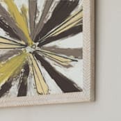 "Bright Star Series 2" - Art Print in Neutral by Angela Simeone - Frame Close-up