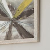 "Bright Star Series 3" - Art Print in Neutrals by Angela Simeone - Frame Close-up
