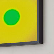 "Sun in the dust. Variations 3" - Art Print in Yellow Sky by Arash Fattahi Acosta - Frame Close-up