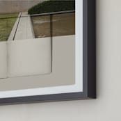 "Juxtaposed" - Art Print in Lawn by Maja Cunningham - Frame Close-up