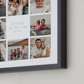 "Eight Photo: Square Framed Photo" - Framed Photo in Taupe by Up Up Creative - Frame Close-up
