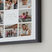 "Eight Photo: Square Framed Photo" - Framed Photo in Taupe by Up Up Creative - Frame Close-up